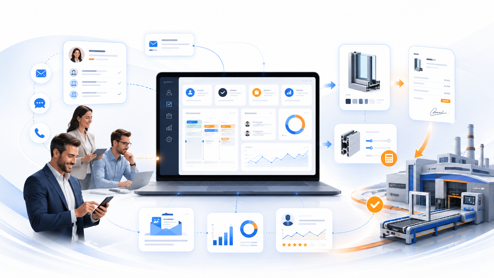 AIVA CRM sistema pardavimų skyriui